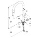 Смеситель KLUDI AUREA 558520575 для кухни с выдвижным изливом