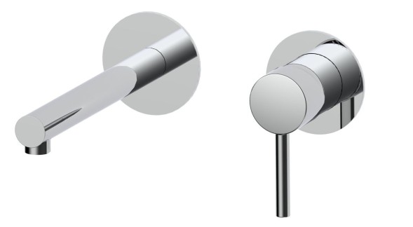 AQG Stick, встраиваемый в стену однорычажный смеситель для раковины, цвет хром