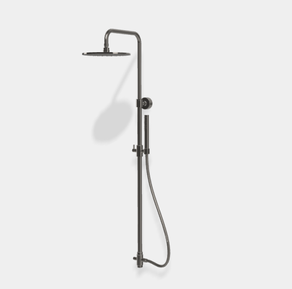 Душевая стойка, Fima Carlo Frattini, Shower column, цвет-чёрный хром F2120CN