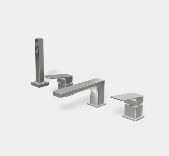 Смеситель для ванны и душа, Fima Carlo Frattini, Fit, цвет-хром F3394NCR