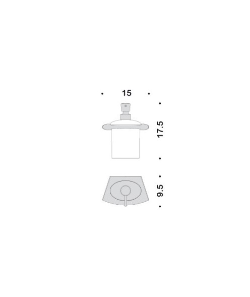 Дозатор COLOMBO DESIGN LAND B9318 настенный цвет хром