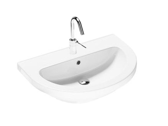 Раковина HATRIA ERIKA PRO YXJE01 подвесная с одним отверстием с переливом