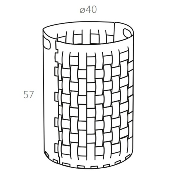 Корзина для белья COLOMBO DESIGN ADJ 2057.03/01 напольная цвет серый/черный