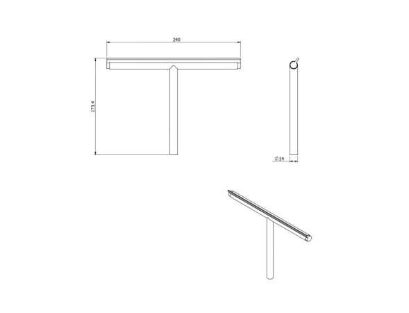 Водосгон LANGBERGER ACCESSORIES 74183 подвесной цвет хром