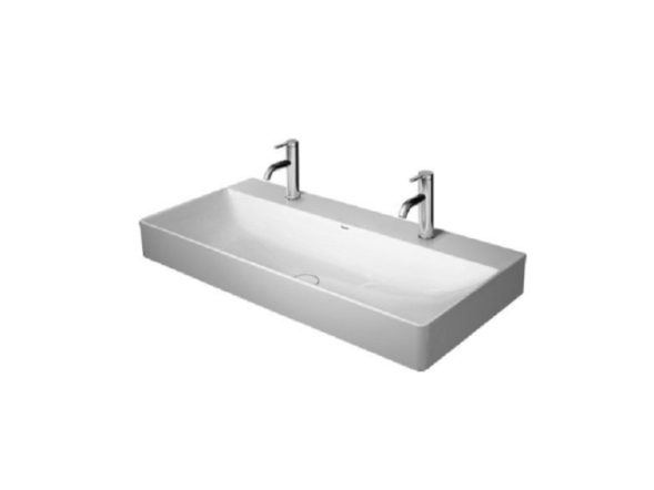 Duravit Раковина, DuraSquare, шгв 1000*470*145, отверстия для смесителя-2, цвет белый 2353100072