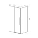 Vincea Душевой уголок Slim-N VSR-4SN9013CLB, 1300*900, черный, стекло прозрачное