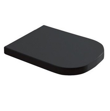 Сиденье с крышкой GALASSIA Meg11 5415 NE цвет черный глянцевый