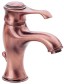 Emmevi Tiffany, однорычажный смеситель для раковины (излив 12 см), с донным клапаном, цвет медь 6003/RA