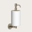 Gessi Дозатор для жидкого мыла, Ingranaggio, шгв 75*128*243, цвет дозатора черный брашированный металл#белый  63813#707