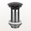 Gessi Донный клапан, Technical Accessories, для раковины, цвет черный брашированный металл  01408#707