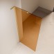 Vincea Душевая перегородка Волк-Ин (Walk-In) VLSW-1H900GSG, 900*2000, брашированное золото, стекло янтарь