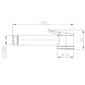 Гигиеническая лейка Bossini Paloma B00442.030 Easy Clean цвет хром