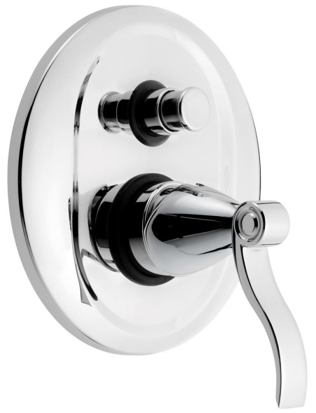 Emmevi Abel, смеситель внутристенный, с переключателем на 2 выхода, цвет хром 39019/CR
