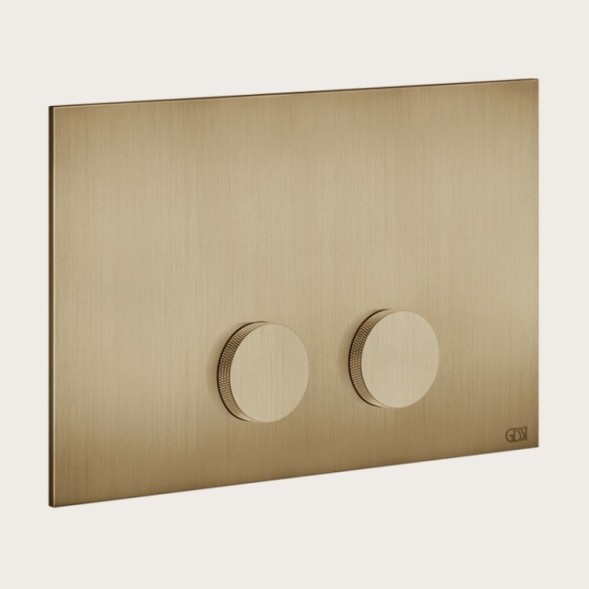 Gessi Клавиша смыва, Anello, Diamantato, для унитаза, шгв 245*17*155, цвет черный брашированный металл  54623#707