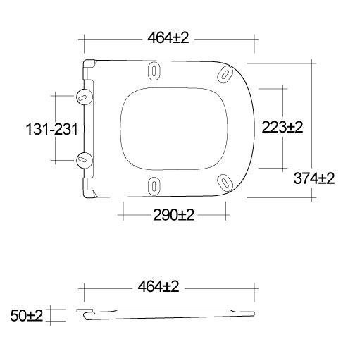 Сиденье KLUDI Resa S 27WCS39 с крышкой с плавным опусканием