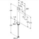 Смеситель KLUDI BOZZ 38286N576 для раковины на одно отверстие высокий