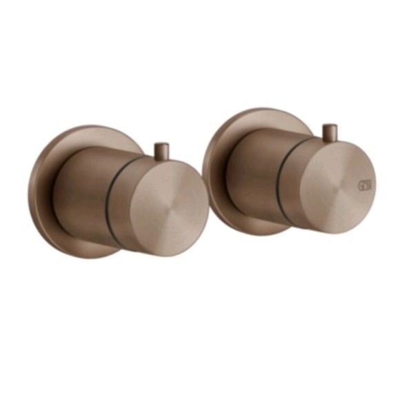 Gessi Смеситель для душа, 316 Bath Shower, на 3 потребителя, цвет медь матовая  54236#708