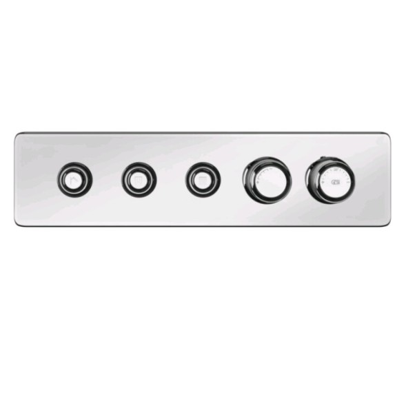 Gessi Смеситель для душа, Hi Fi Eclectic, на 3 потребителя, цвет хром 65224#031