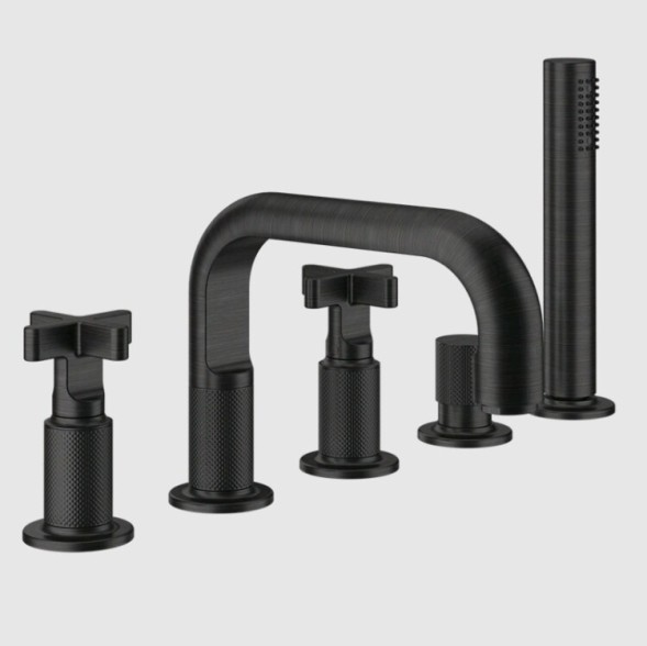 Gessi Смеситель для ванны и душа, Inciso, цвет Бронза состаренная 58140#187