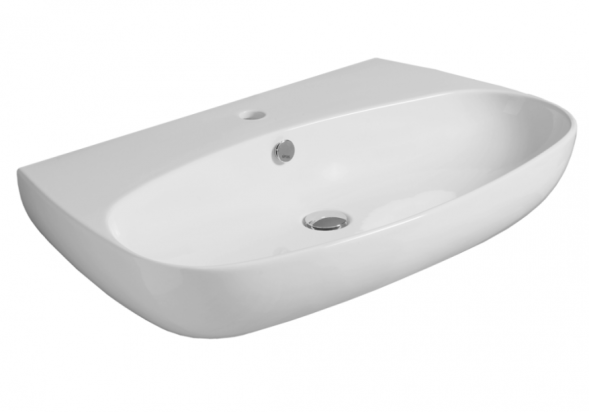 Раковина SIMAS VIGNONI подвесная или накладная с одним отверстием цвет белый VI11