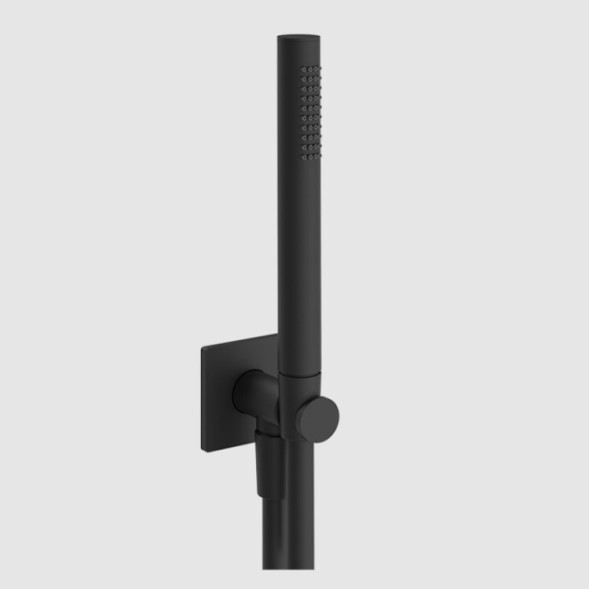 Gessi Душевой набор, Inverso Rigato, цвет черный матовый