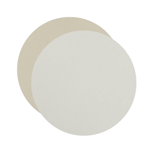 Плейсмат COLOMBO DESIGN ADJ 004.10/16 настольный двухсторонний цвет белый/панна котта