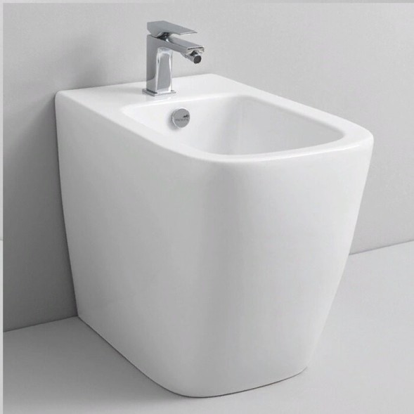 Биде Artceram A16 напольное  с одним отверстием цвет белый матовый ASB002 05 00