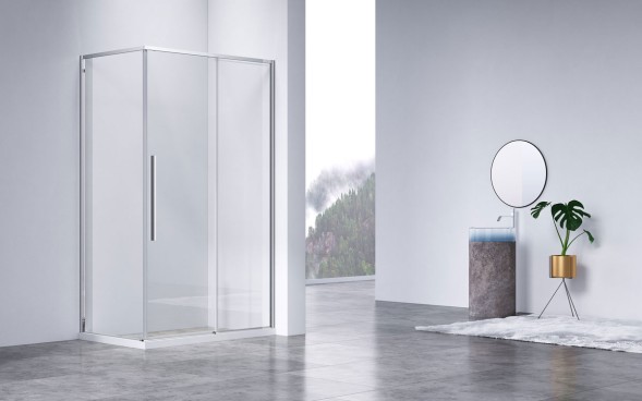 Vincea Душевой уголок Slim-N VSR-4SN8014CL, 1400*800, хром, стекло прозрачное
