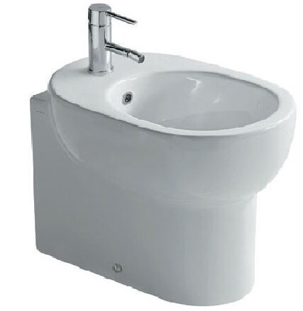 Биде GALASSIA M2 5215 напольное с одним отверстием с крепежом цвет белый глянцевый