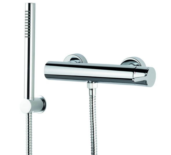 Emmevi Filobrass, однорычажный смеситель для душа с набором для душа, цвет хром 85002B/CR