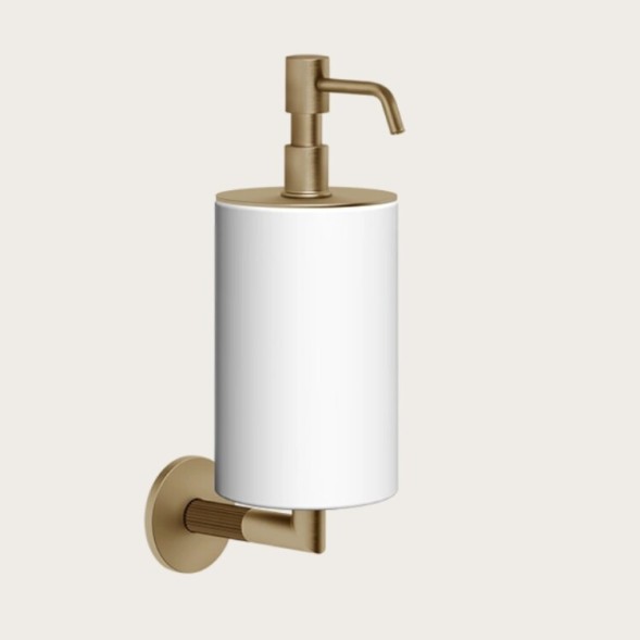 Gessi Дозатор для жидкого мыла, Ingranaggio, шгв 75*128*243, цвет дозатора черный брашированный металл#чёрный  63814#707