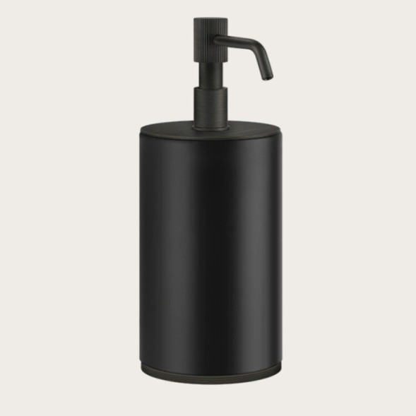 Gessi Дозатор для жидкого мыла, VENTI20, шгв 75*97*199, цвет дозатора состаренная бронза#чёрный  65438#187