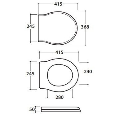 Сиденье с крышкой GLOBO PAESTUM с микролифтом цвет черный PS24RN