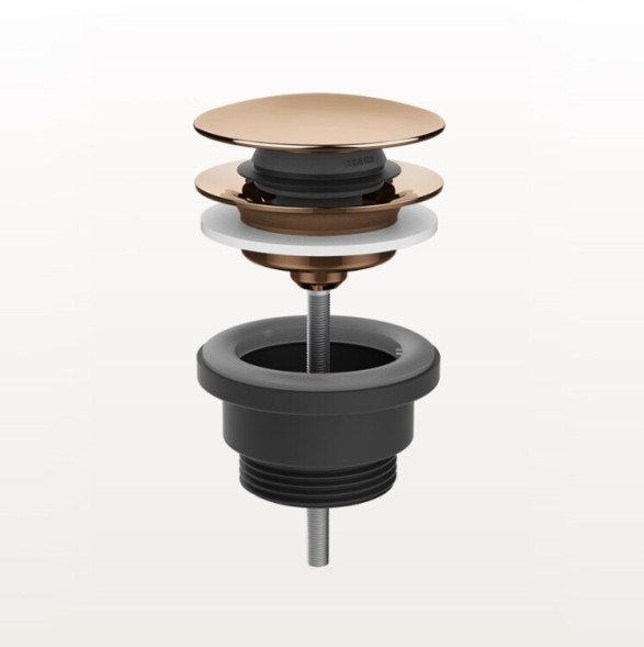 Gessi Донный клапан, VENTI20, для раковин, 1 1#4", цвет медь  01421#030