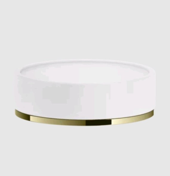 Gessi Мыльница, Inciso, шгв 115*115*35, цвет белый#Матовая латунь  58525#727