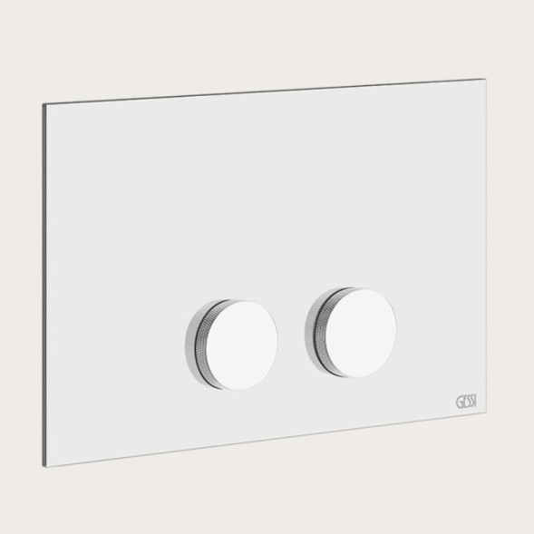 Gessi Клавиша смыва, Anello, Diamantato, для унитаза, шгв 245*17*155, цвет черный матовый  54623#299