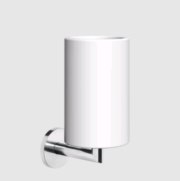 Gessi Стакан, шгв 75*107*172, цвет белый#черный брашированный металл  63607#707