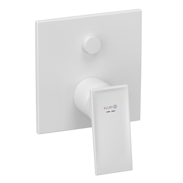 Смеситель KLUDI DECUS 547635375 для ванны и душа встраиваемый внешняя часть с автоматическим переключателем воды PUSH&amp;SWITCH