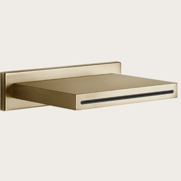 Gessi Излив, Cascata, цвет брашированная теплая бронза  20293#726