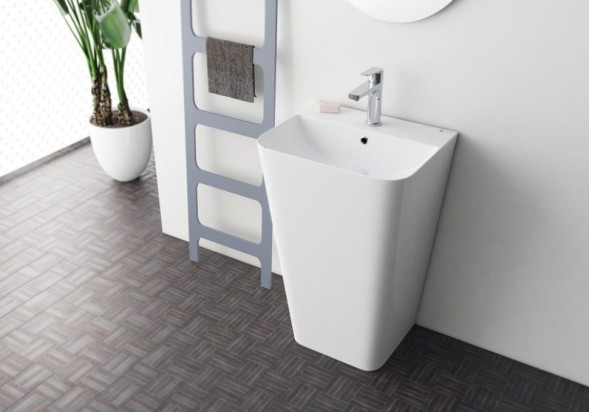 Раковина ISVEA Sott'Aqua напольная ШГВ 500*420*830 цвет белый 10SQ37001