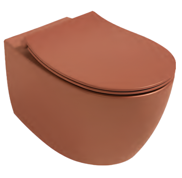 Унитаз ISVEA Sentimenti Neo подвесной ШГВ 363*510*400 цвет терракотовый матовый 10AR02010-2U