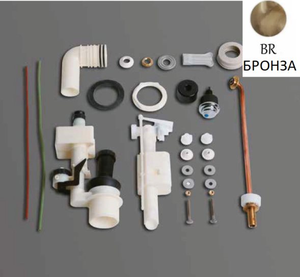 Механизм слива SIMAS для моноблочного бачка D25BR