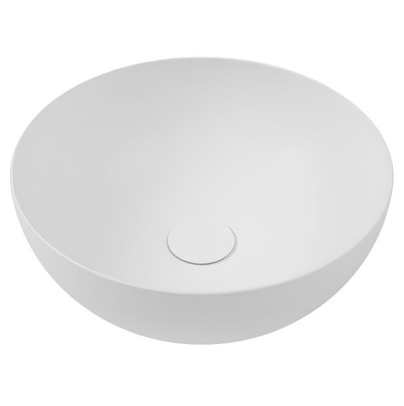 Раковина HATRIA HAPPY HOUR Y1VF01 накладная без отверстия без перелива цвет белый