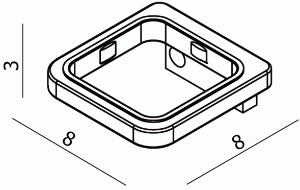 Держатель для аксессуаров LANGBERGER MELVIN 32011A-01-00 подвесной цвет хром