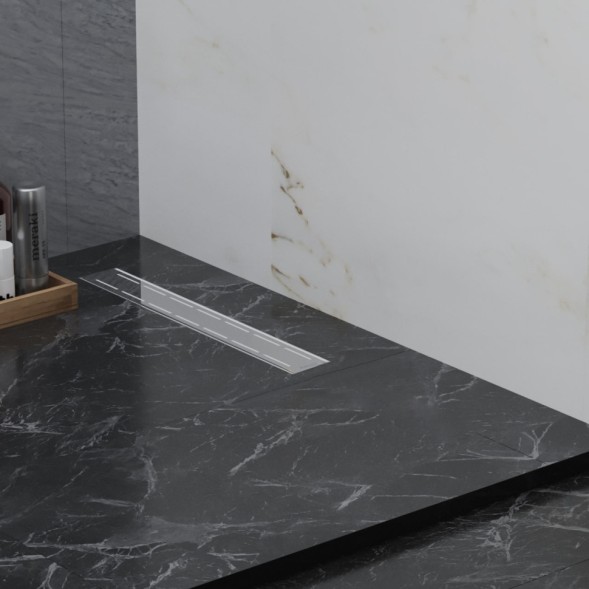 Paini Душевой лоток с рамкой Line 450 мм D40, глянец