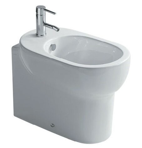 Биде GALASSIA M2 5217 напольное с одним отверстием с крепежом цвет белый глянцевый