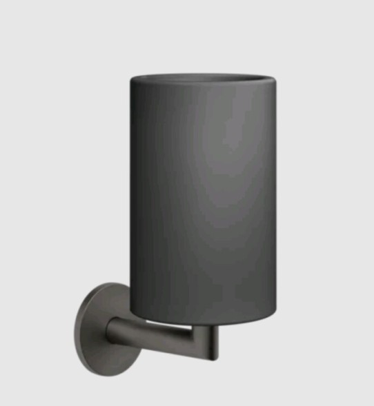 Gessi Стакан, шгв 75*107*172, цвет чёрный#черный брашированный металл  63608#707