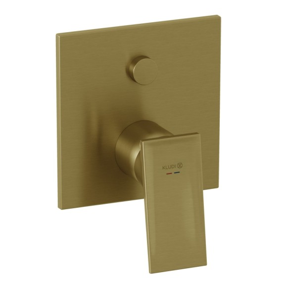 Смеситель KLUDI DECUS 54763N075 для ванны и душа встраиваемый внешняя часть с автоматическим переключателем воды PUSH&amp;SWITCH