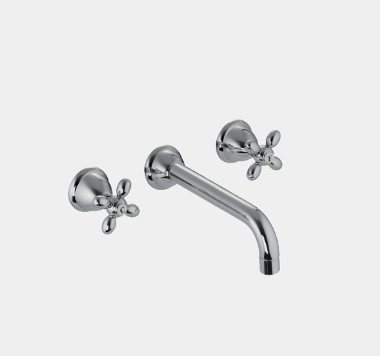 Смеситель для раковины, Fima Carlo Frattini, Olivia, цвет-брашированное золото F5001L/5OS