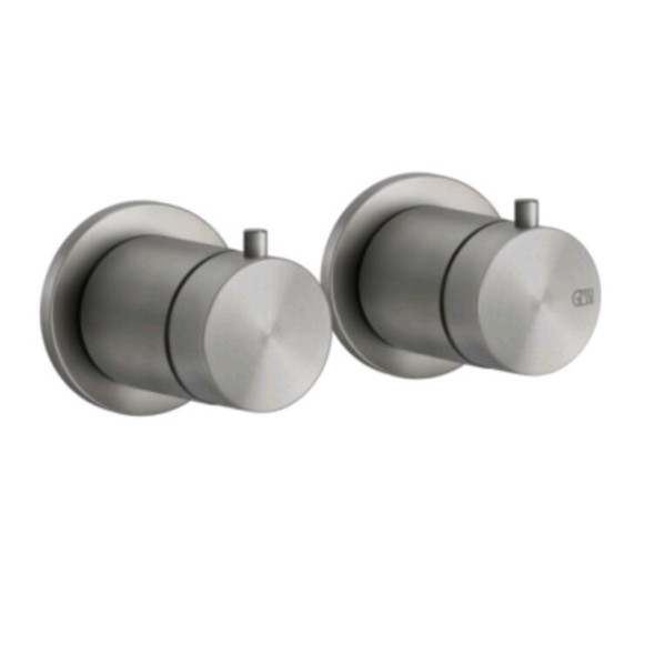 Gessi Смеситель для душа, 316 Bath Shower, на 3 потребителя, цвет Брашиварованная сталь  54236#239